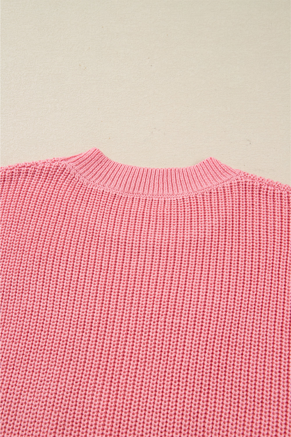 Gossamer Pink Nutcracker Cutie Sequin Graphic Short Sleeve Sweater